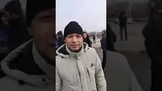 Жаңаөзен қ. газ бағасының қымбаттауына қарсы өткен бейбіт шеруге жүздеген адам шықты,02.01.2022 #kz