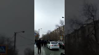 Актюбинцы все же смогли мирно собраться не смотря на разгон и незаконные задержания. 04.01.2022
