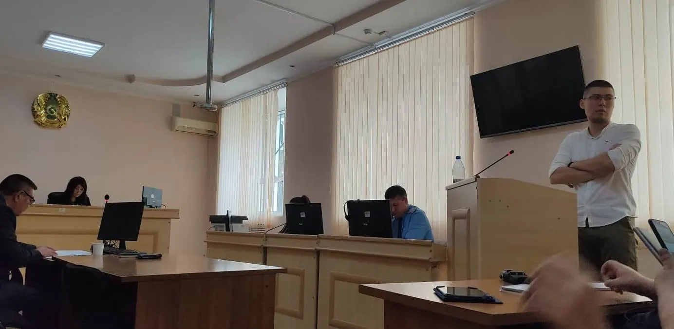 В Костанае идет судебное разбирательство по «январским событиям» в отношении активиста Диаса Нурмагамбетова.