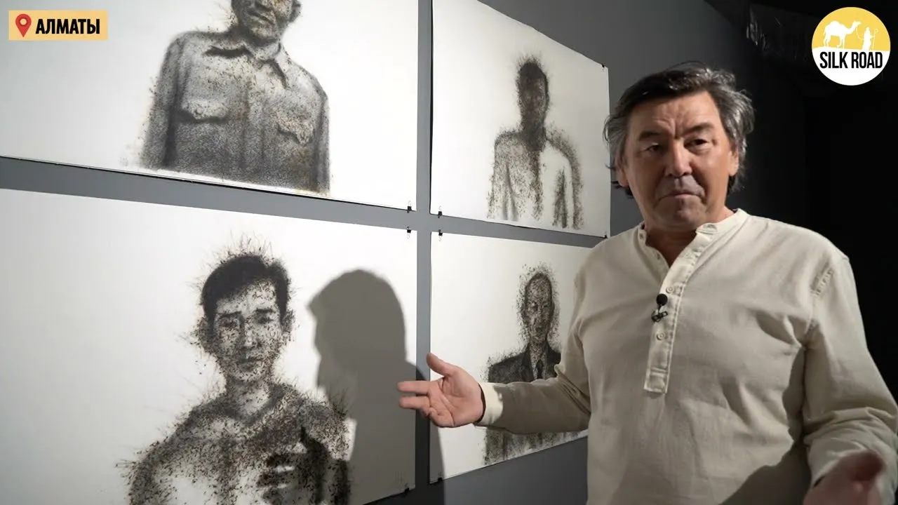 "Силовые структуры Казахстана - враги своего народа" - художник Ахмедьяров