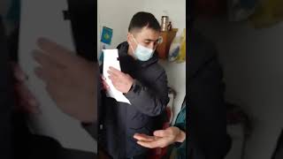Обыск в доме гражданского активиста Еркина Казиева, Каскелен.