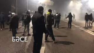 Разгон митинга, зачистка в Алматы. Эксклюзив