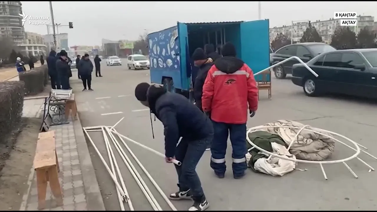 В Актау разошлось большинство участников многодневного протеста