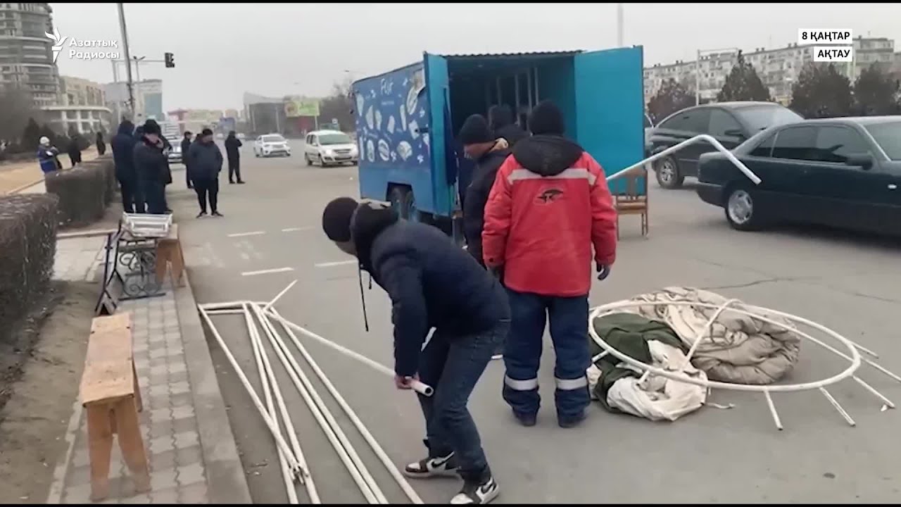 В Актау разошлось большинство участников многодневного протеста