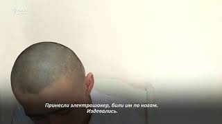 Конвоир сказал:"Признайся сейчас, если не признаешься, застрелю и уволюсь с работы".