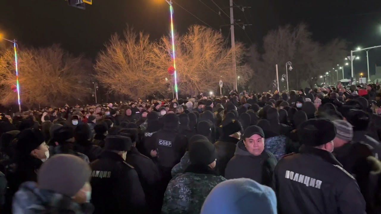Митинг в Кызылорде