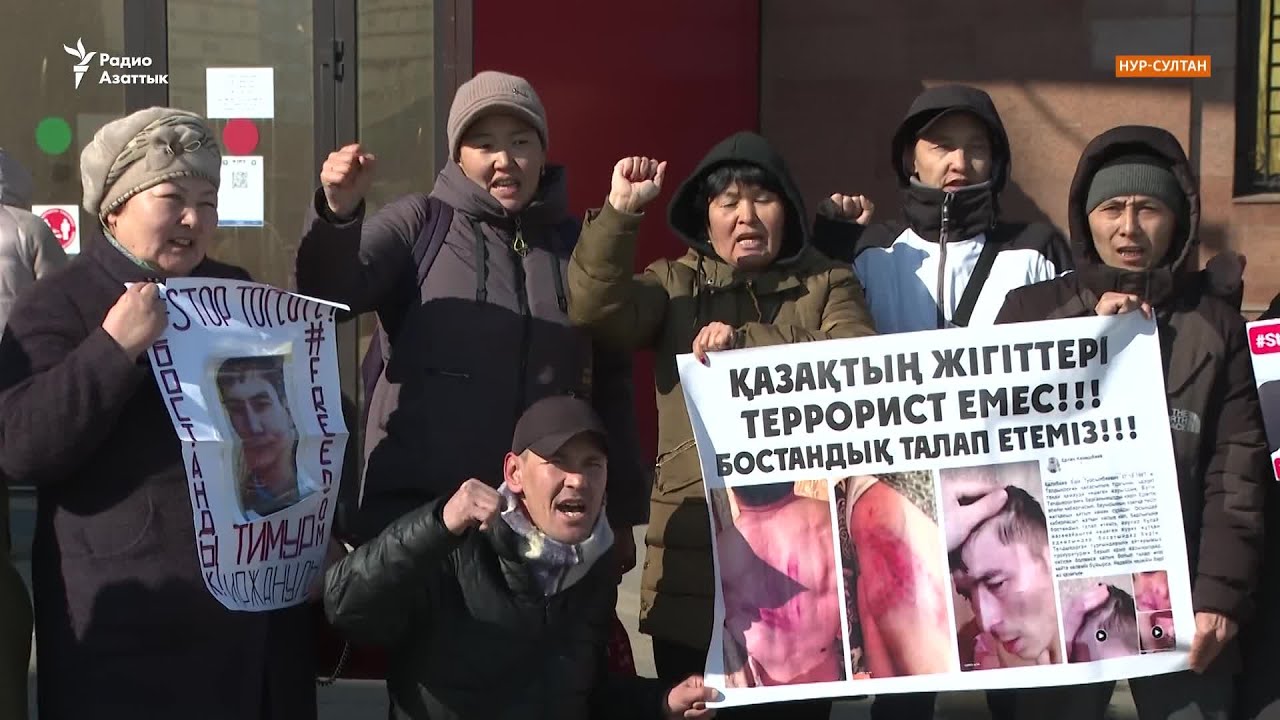 «Поклялась, что накажу стрелявшего». Родные погибших и арестованных в январе пришли в Акорду