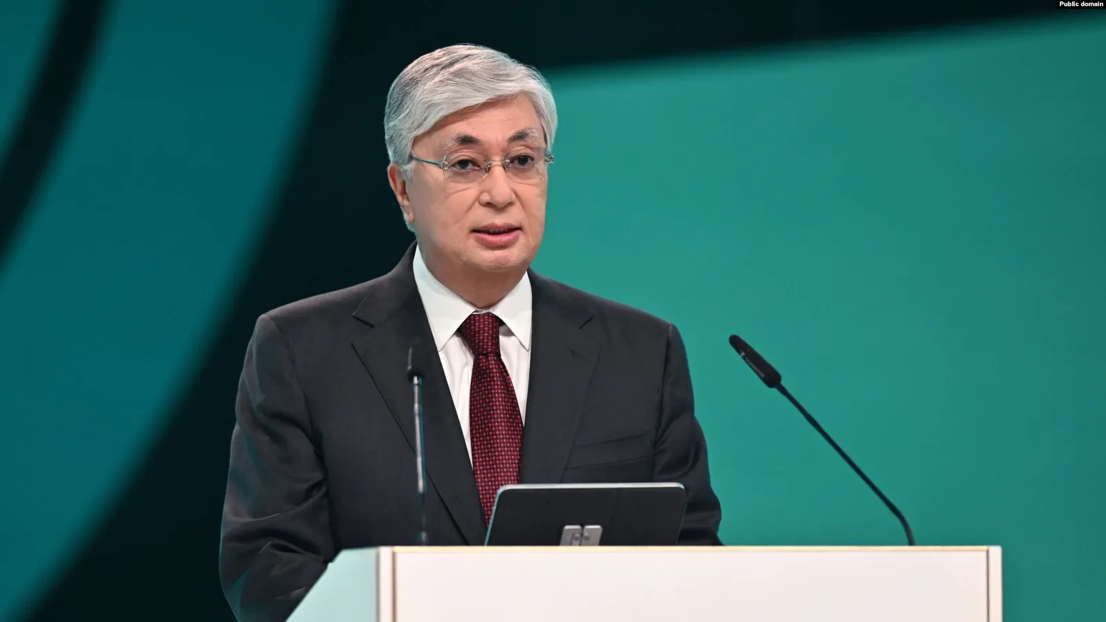 Speaking about the January events, Tokayev said, "There is no need to make heroes out of thugs and terrorists."